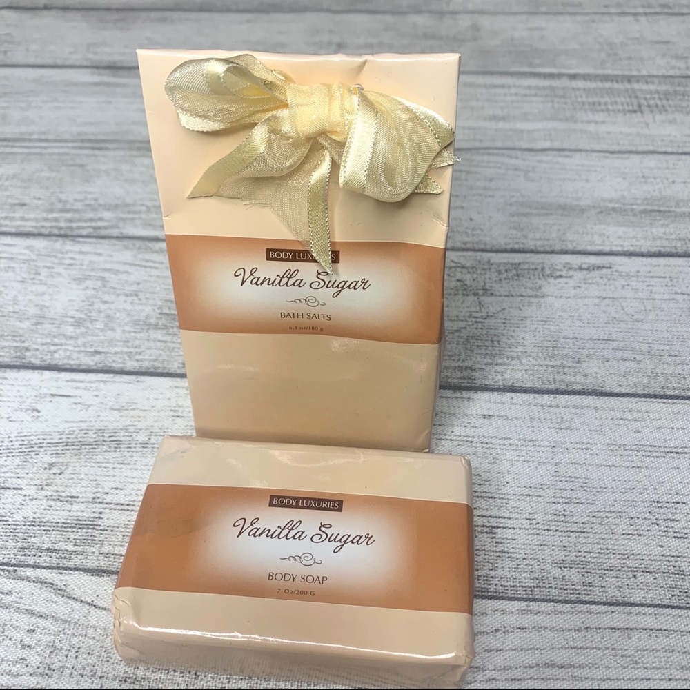 Basic Luxuries Vanilla Sugar Bath Salts & Soap